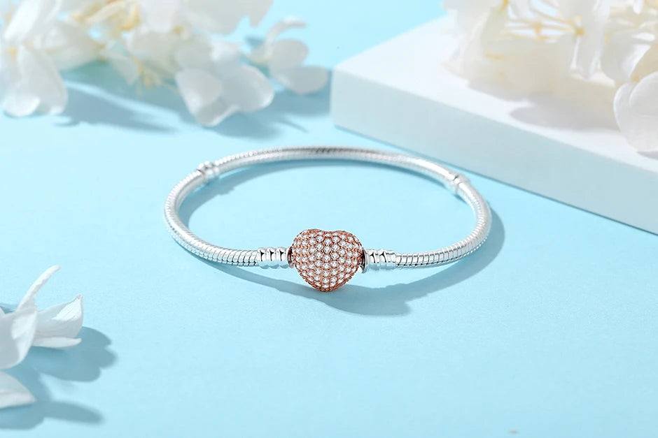 Bracelets originaux en argent Sterling 925 pour femmes, bijoux de luxe à faire soi-même