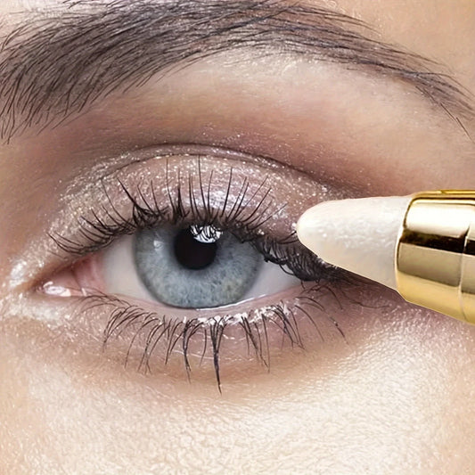 Stylo éclaircissant à paillettes brillant pour les yeux, nacrés et scintillants, agrandit le maquillage des yeux.